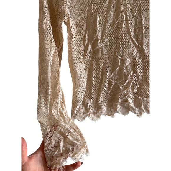 H&M Sheer Floral Lace Top - Picture 11 of 16